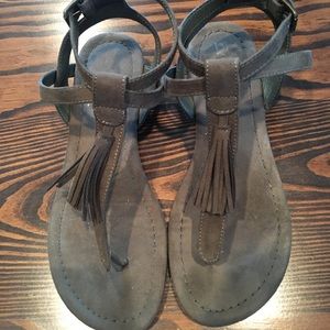 Olive Green Sandals Size 7